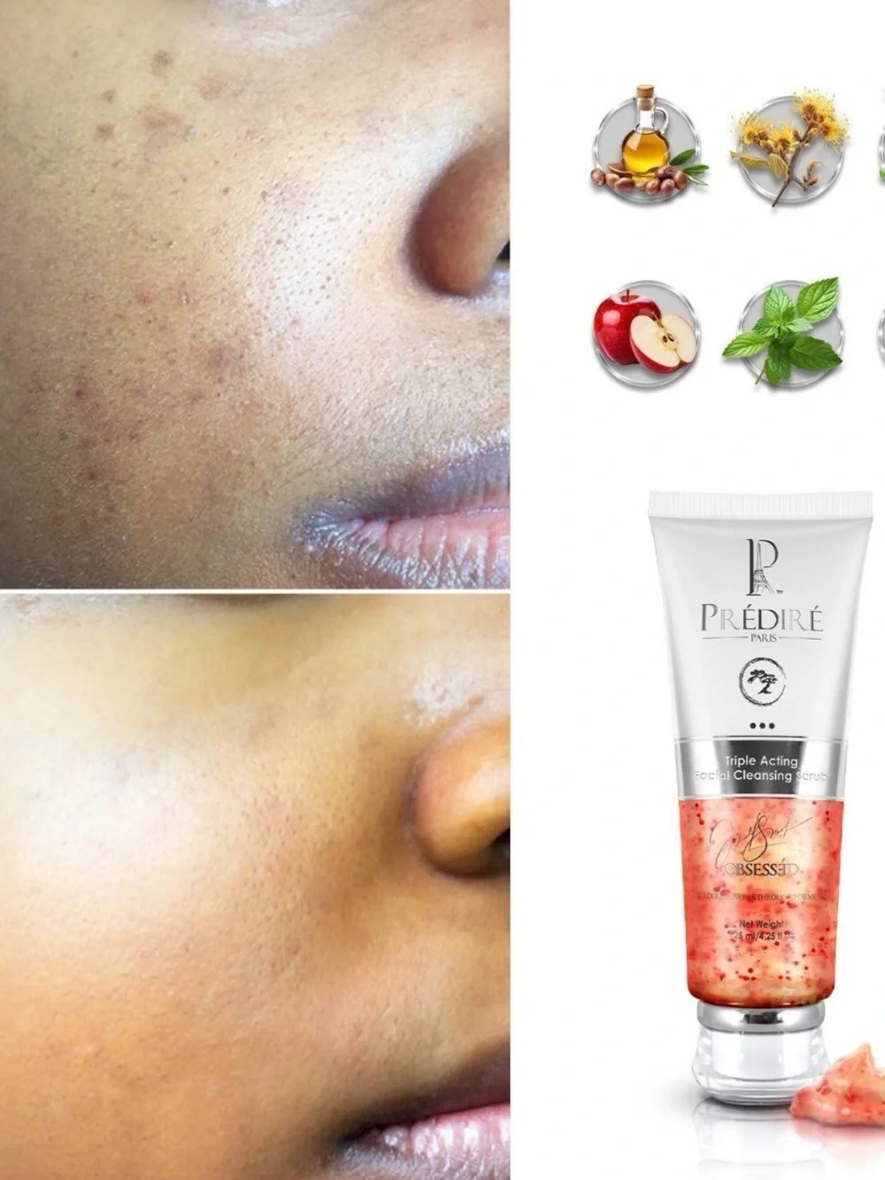 Prédiré Paris Triple Acting Facial Cleansing Scrub -